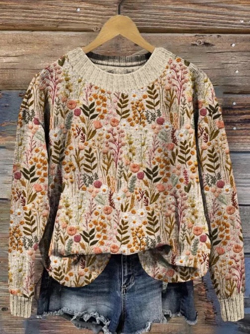 Mia™ | Retro Damenpullover aus Wolle