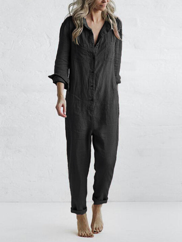 Natasha - Langärmeliger Jumpsuit
