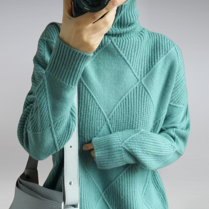 Noelle | KASCHMIR-ROLLKRAGENPULLOVER