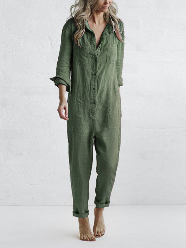 Natasha - Langärmeliger Jumpsuit