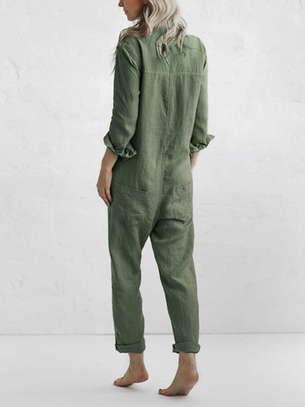Natasha - Langärmeliger Jumpsuit