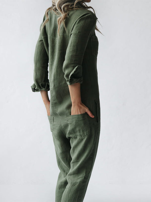 Natasha - Langärmeliger Jumpsuit