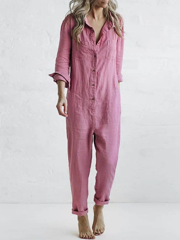 Natasha - Langärmeliger Jumpsuit