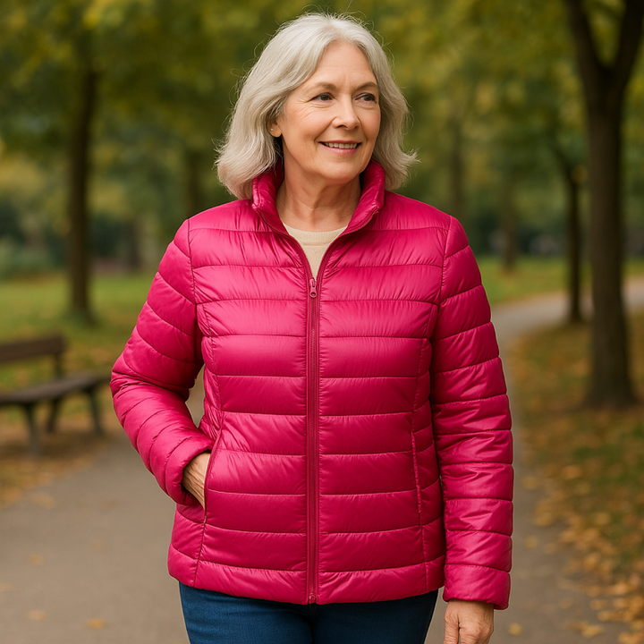 Elina™ Gefütterte Übergangsjacke - Rosé