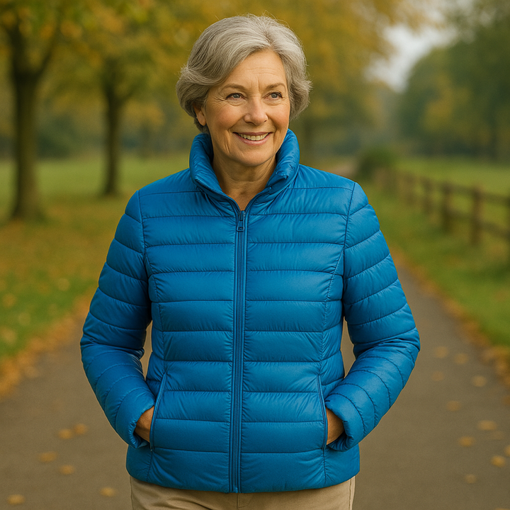 Elina™ Gefütterte Übergangsjacke - Himmelblau