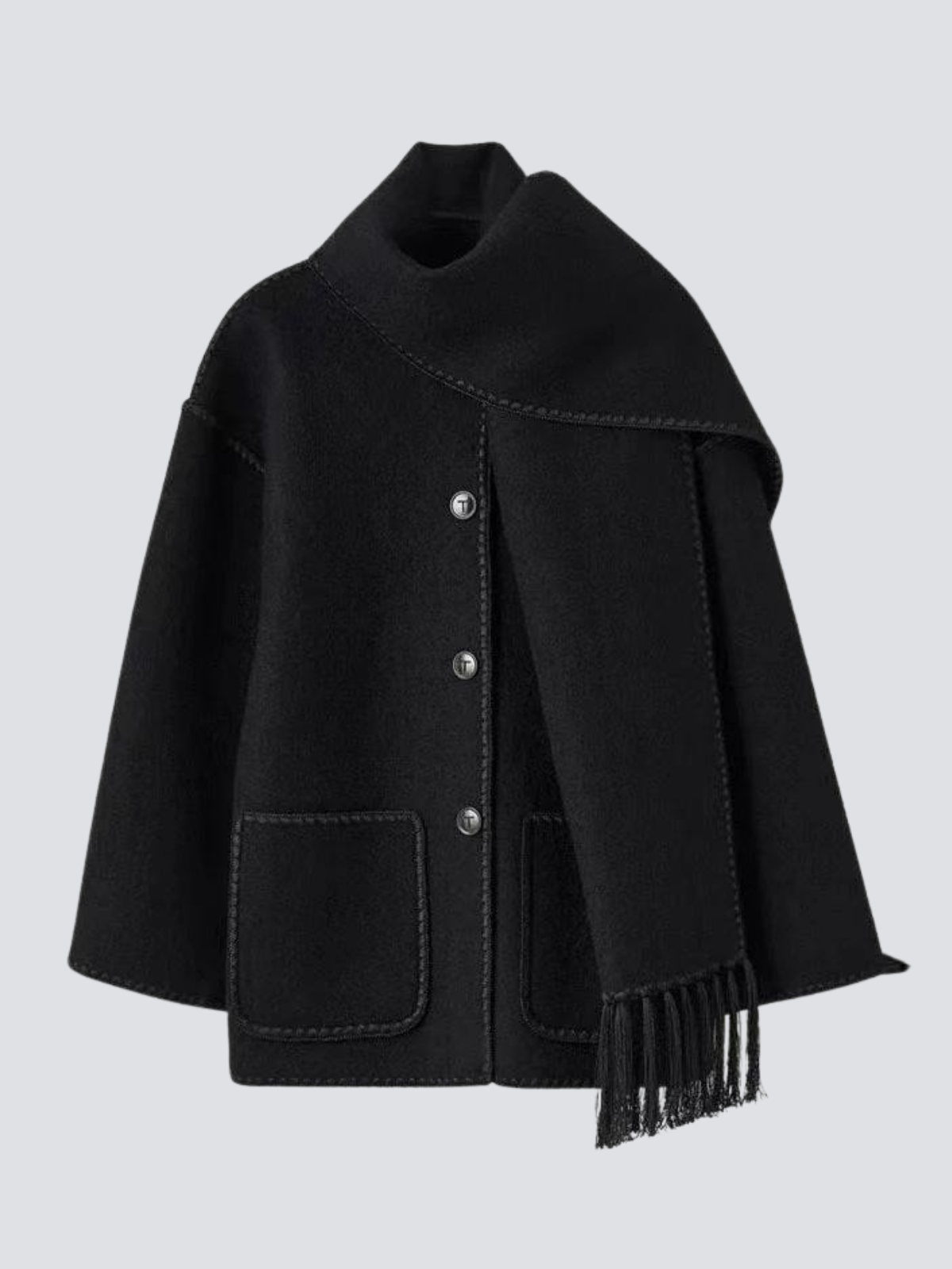 Bella™ | Bequemer Mantel aus Wolle