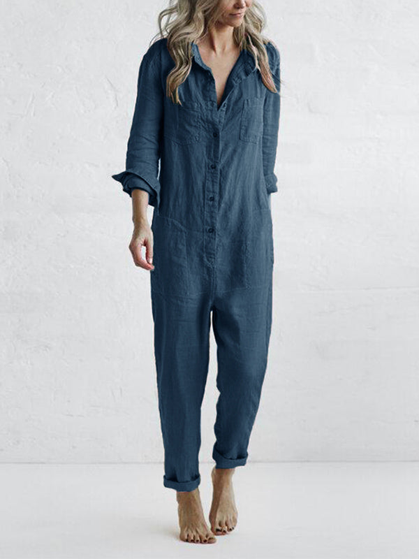 Natasha - Langärmeliger Jumpsuit