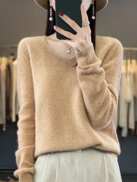 Lily | Pullover aus weichem Stoffmix
