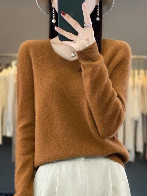 Lily | Pullover aus weichem Stoffmix