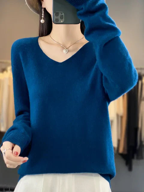 Lily | Pullover aus weichem Stoffmix