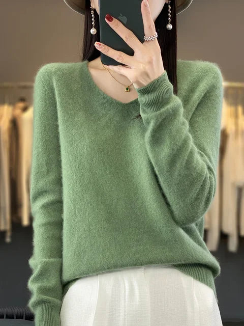 Lily | Pullover aus weichem Stoffmix