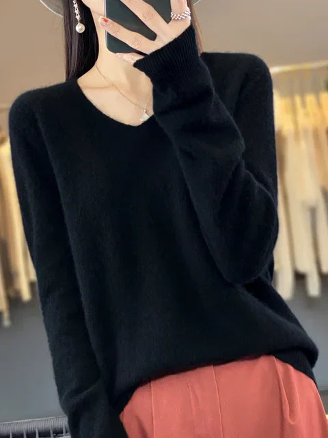 Lily | Pullover aus weichem Stoffmix