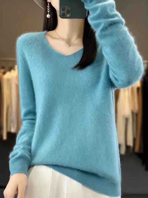 Lily | Pullover aus weichem Stoffmix