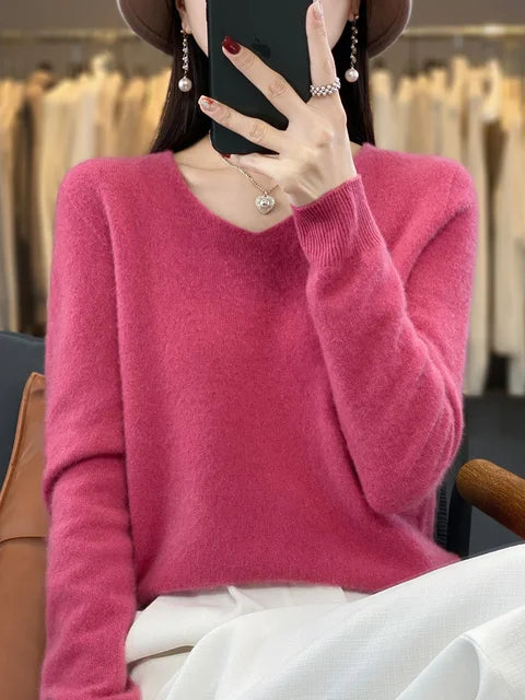 Lily | Pullover aus weichem Stoffmix