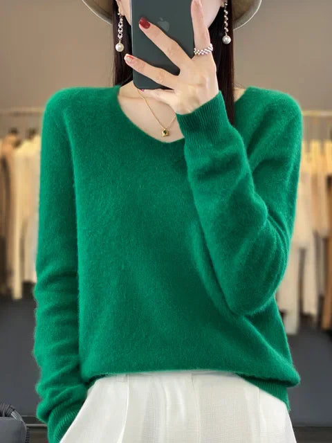 Lily | Pullover aus weichem Stoffmix