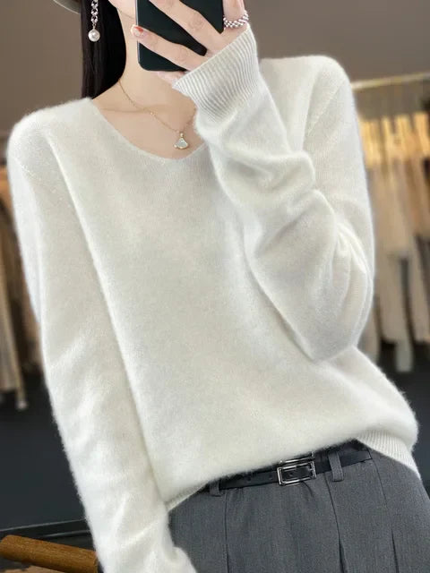 Lily | Pullover aus weichem Stoffmix