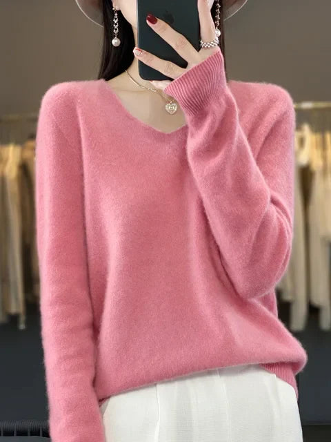 Lily | Pullover aus weichem Stoffmix