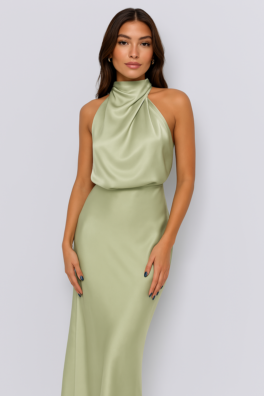 Clara & Rosa | Weiches Satin Glow Kleid
