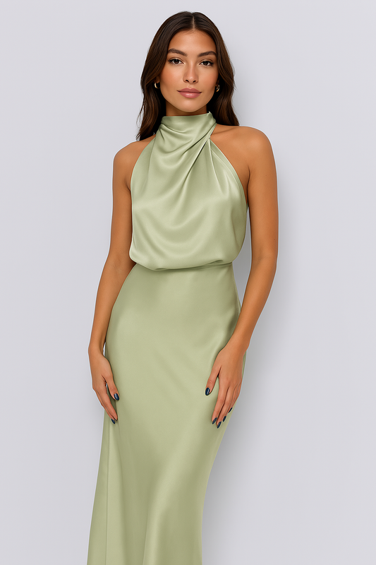 Clara & Rosa | Weiches Satin Glow Kleid