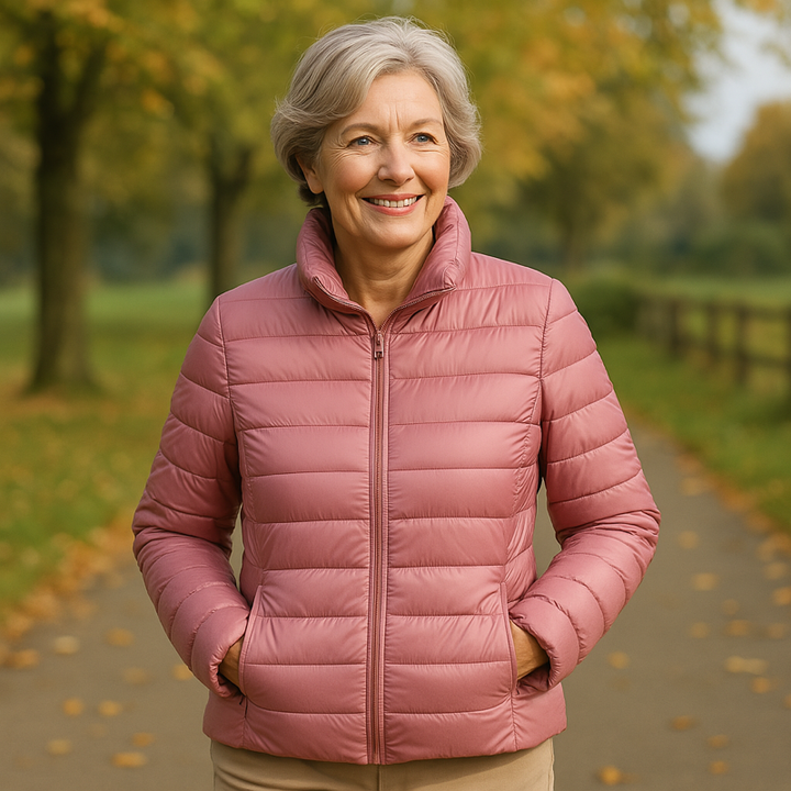 Elina™ Gefütterte Übergangsjacke - Lachsrosa