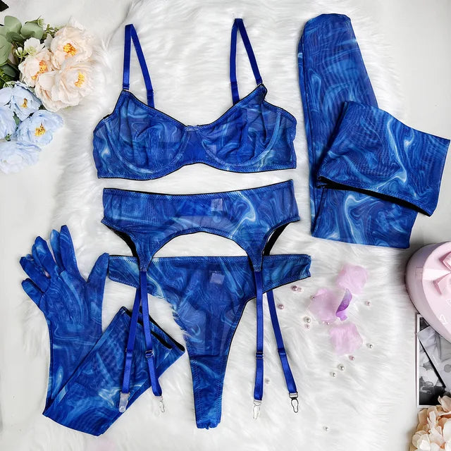 Sienna™ | 5-teiliges Tie-Dye Dessous-Set