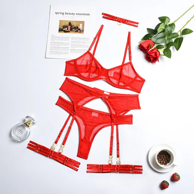 Seraphina™ | 4-teiliges Dessous-Set