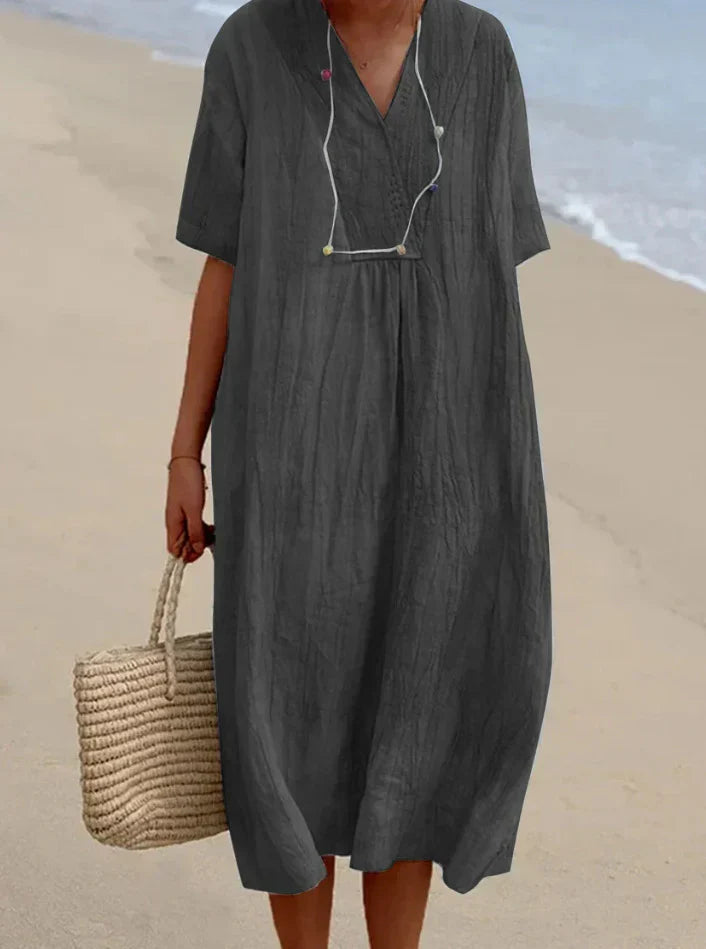 Lena - Sommerkleid aus Leinen
