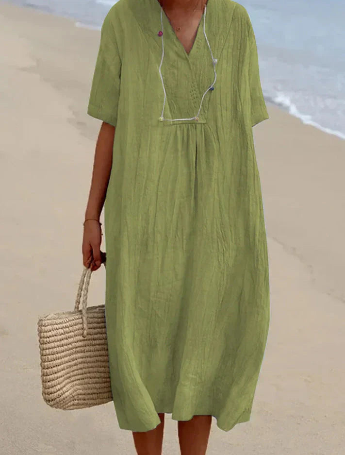 Lena - Sommerkleid aus Leinen