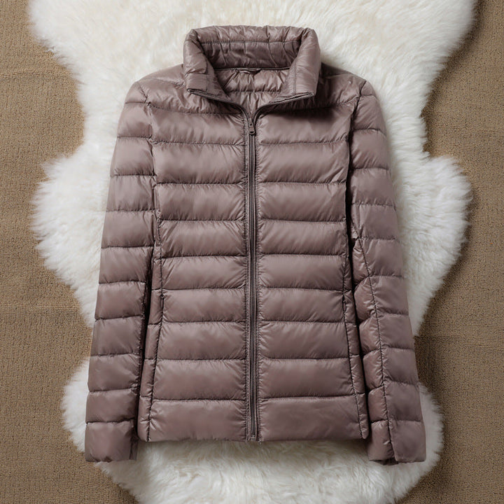 Elina™ Gefütterte Übergangsjacke - Samtbeige