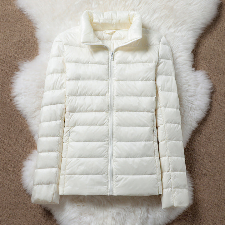 Elina™ Gefütterte Übergangsjacke - Elfenweiß