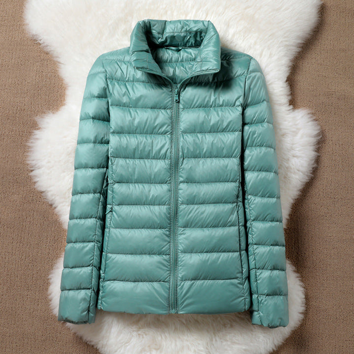 Elina™ Gefütterte Übergangsjacke - Pastellblau