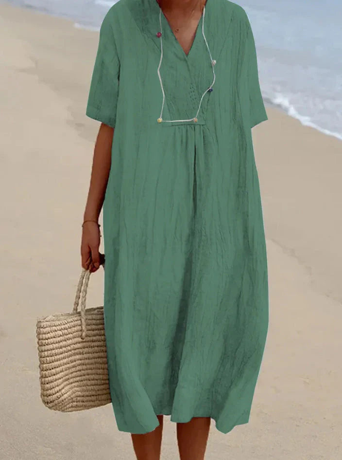 Lena - Sommerkleid aus Leinen