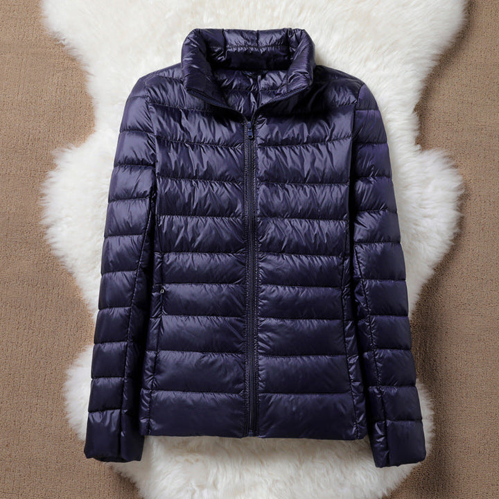 Elina™ Gefütterte Übergangsjacke - Mitternachtsblau