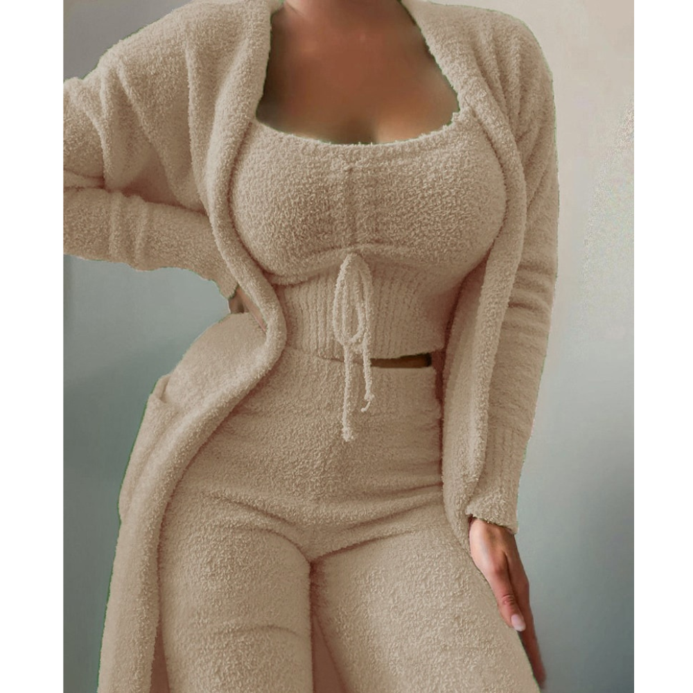 Mila™ | 3-teiliges Teddy Hausanzug
