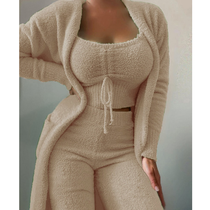 Mila™ | 3-teiliges Teddy Hausanzug