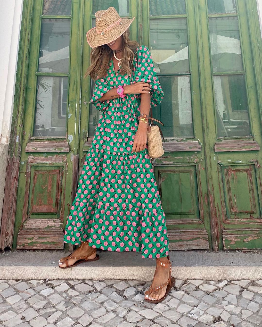 Celeste™ – Langes Bohemian-Kleid