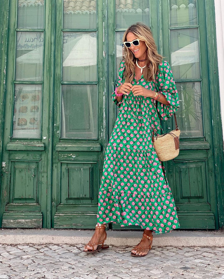 Celeste™ – Langes Bohemian-Kleid
