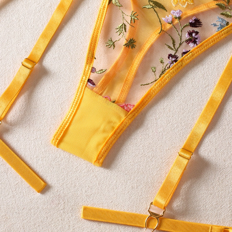 Celine™ | 3-teiliges Französisches Dessous-Set