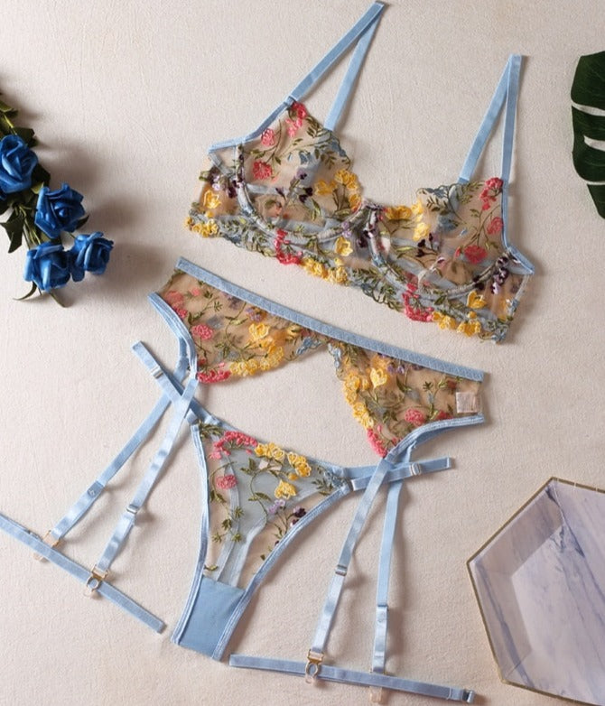Celine™ | 3-teiliges Französisches Dessous-Set