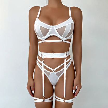 Amara™ | 3-teiliges Französisches Dessous-Set