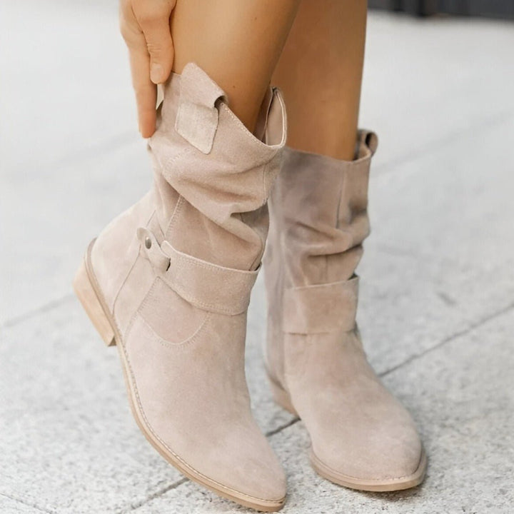 Clara™ | Elegante Samtstiefel
